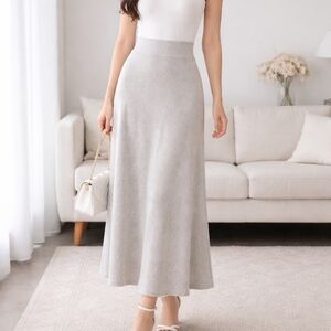 Zara Elegant Gray Skirt